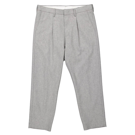 Lightgrey Woolblend Pleated