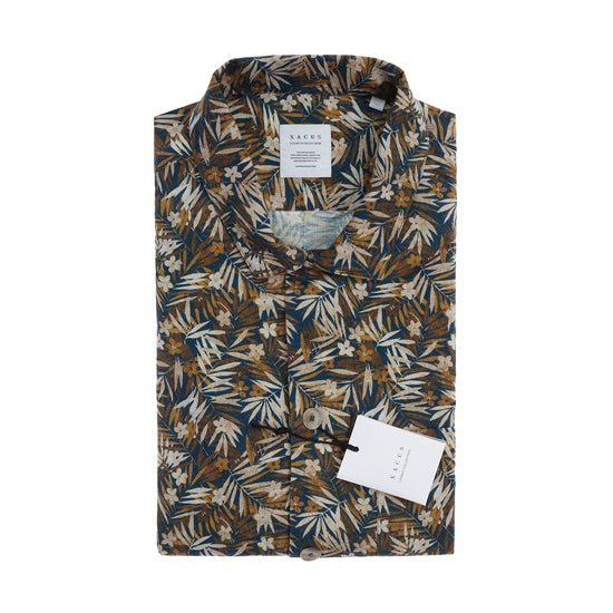 Beige Blue flowerprint