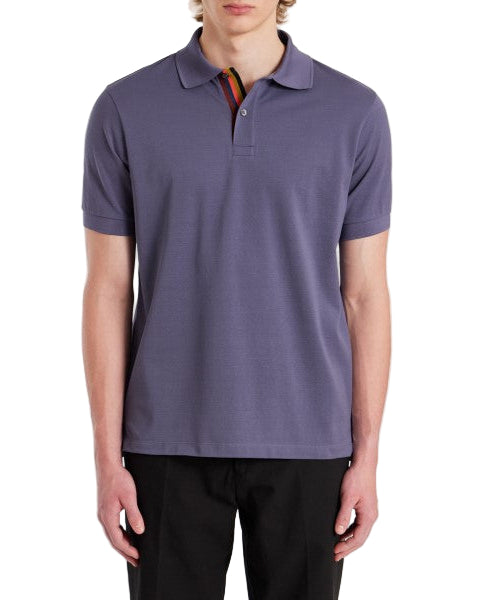 Washed Purple Plaquet Polo