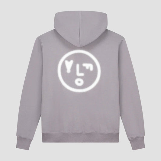 Pixelated Face  Stone Grey