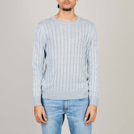 Blauw linnen/katoen kabel