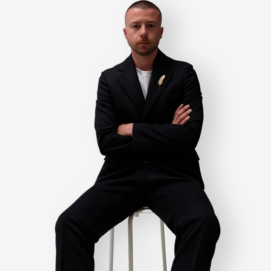 Dark Blue Milano Single Breasted Blazer