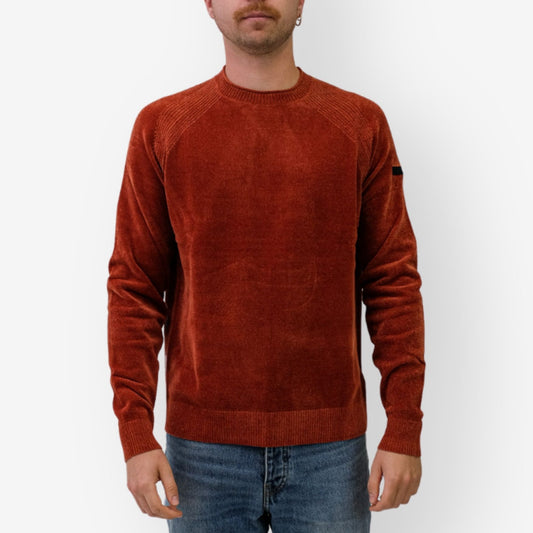 velvet round knit - Arancio