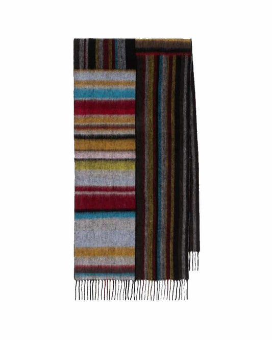 Mulitcolour Signature Mash Up Scarf