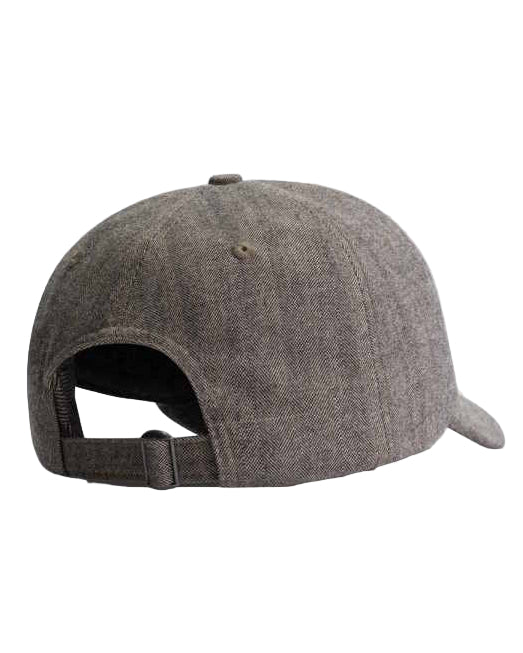 Brown WOOL HERRINGBONE CAP