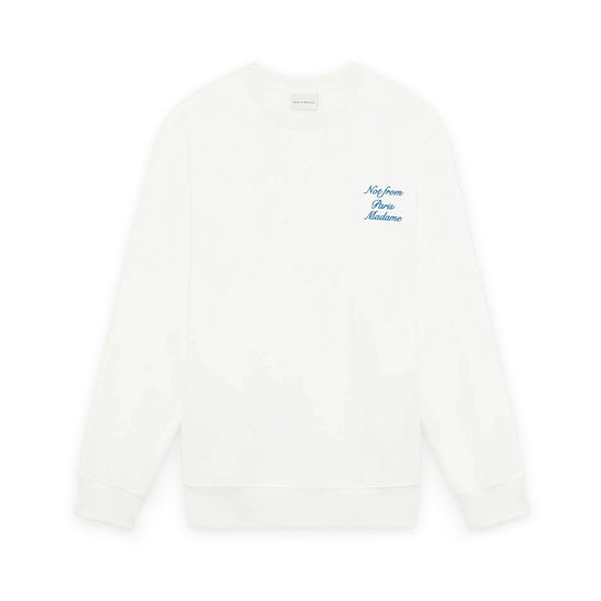 Slogan Terry Sweater Off White