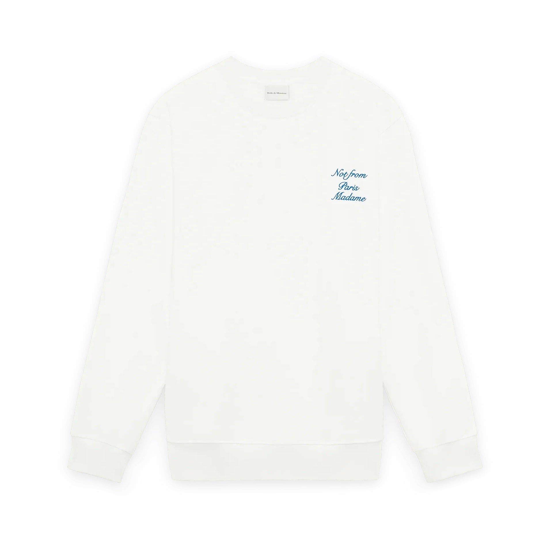 Slogan Terry Sweater Off White