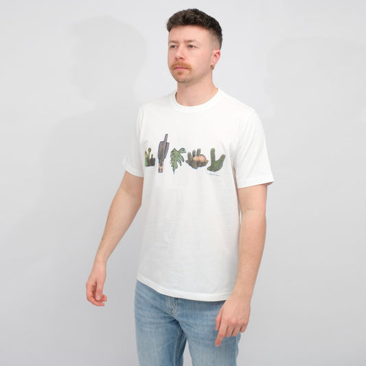 Cactus Line Up Cotton T-shirt