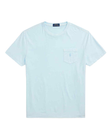 Sky Custom Slim Mineral Dyed Pocket T-shirt