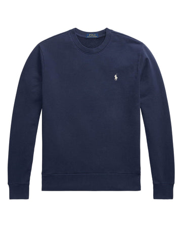 Loopback Fleece Sweater Cruise Navy