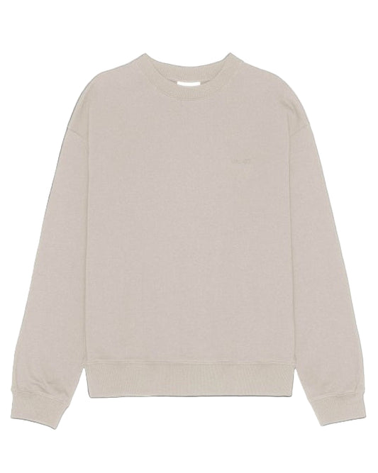 David Brushed Cotton Sweater Ivory