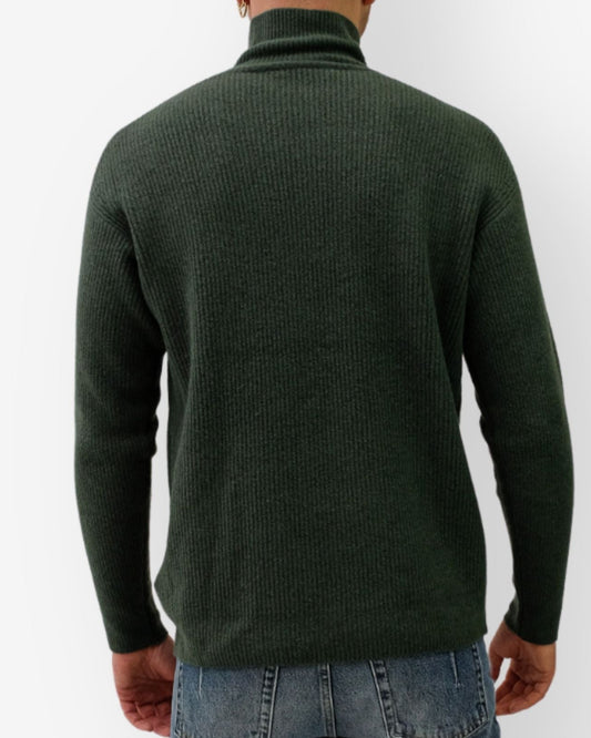 Green Turtle Neck Pullover Drykorn