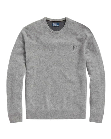 Fawn Grey Heather Merino Wool Pullover