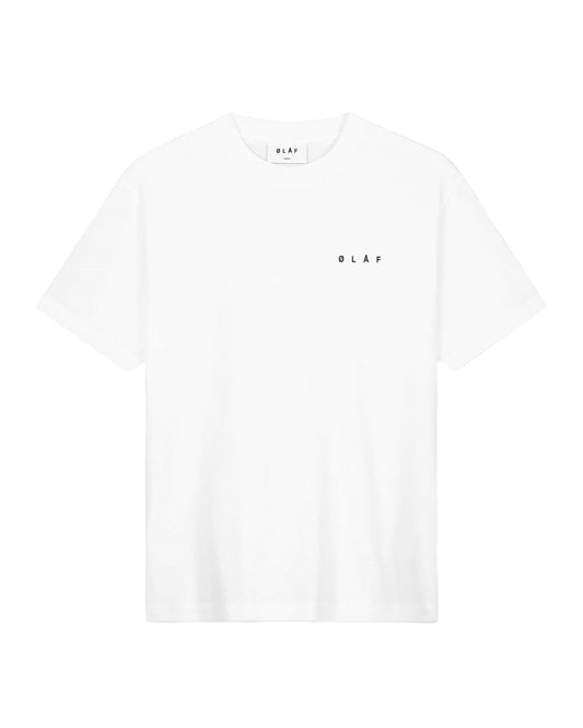 Optical White Marbles Cotton T-shirt