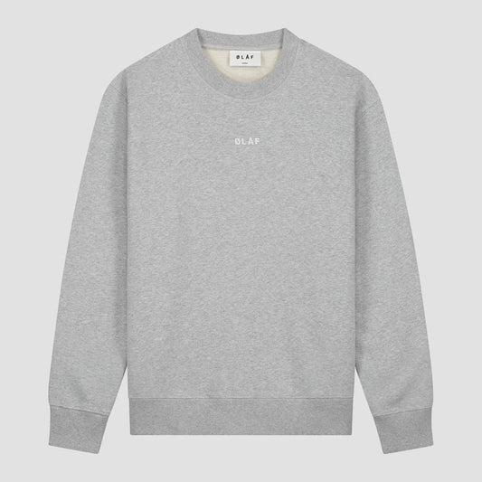 Block Cotton Sweater Grey