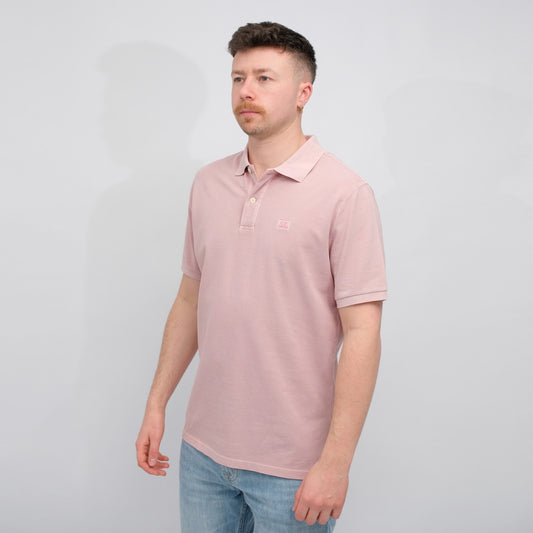 Piquet Logo Polo Misty Rose