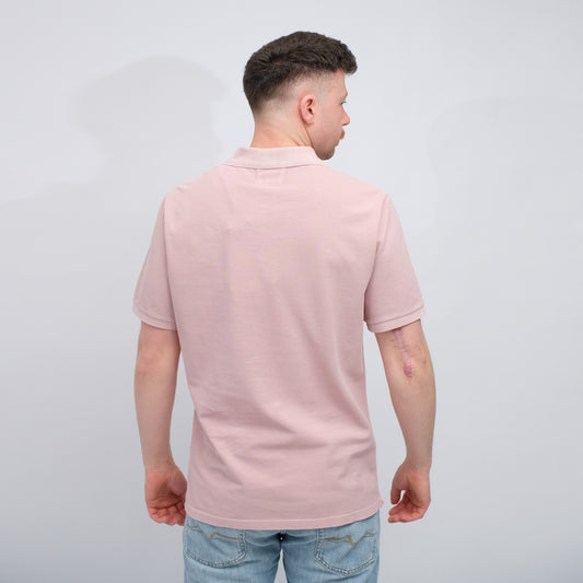 Piquet Logo Polo Misty Rose
