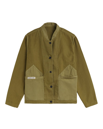 Lizard Green Omega Tamaris Cotton Jacket
