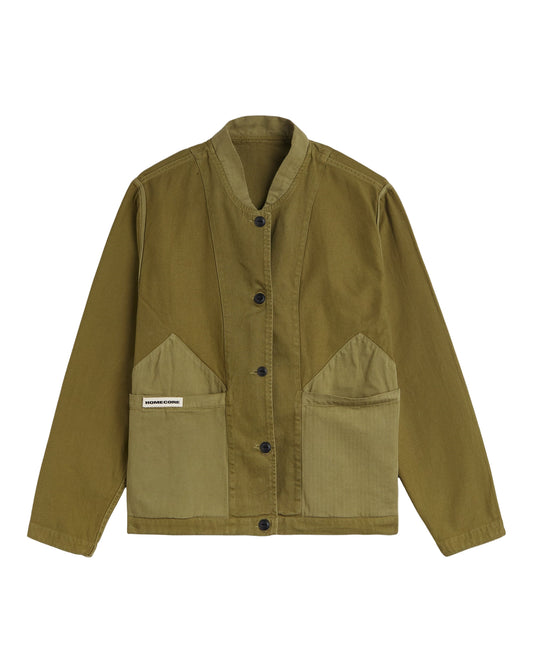 Lizard Green Omega Tamaris Cotton Jacket