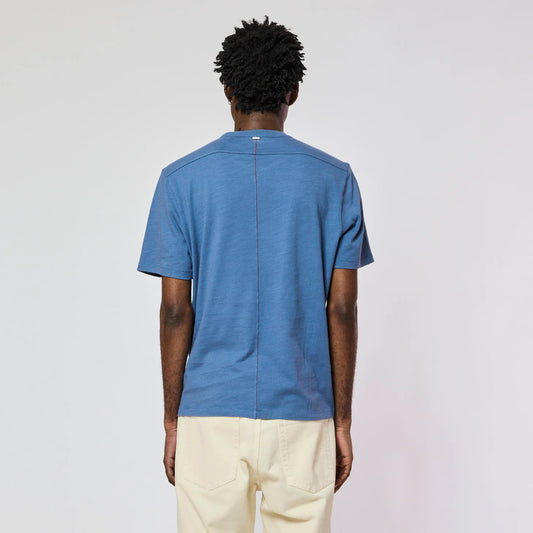 Rodger Cotton T-shirt Blue Lak