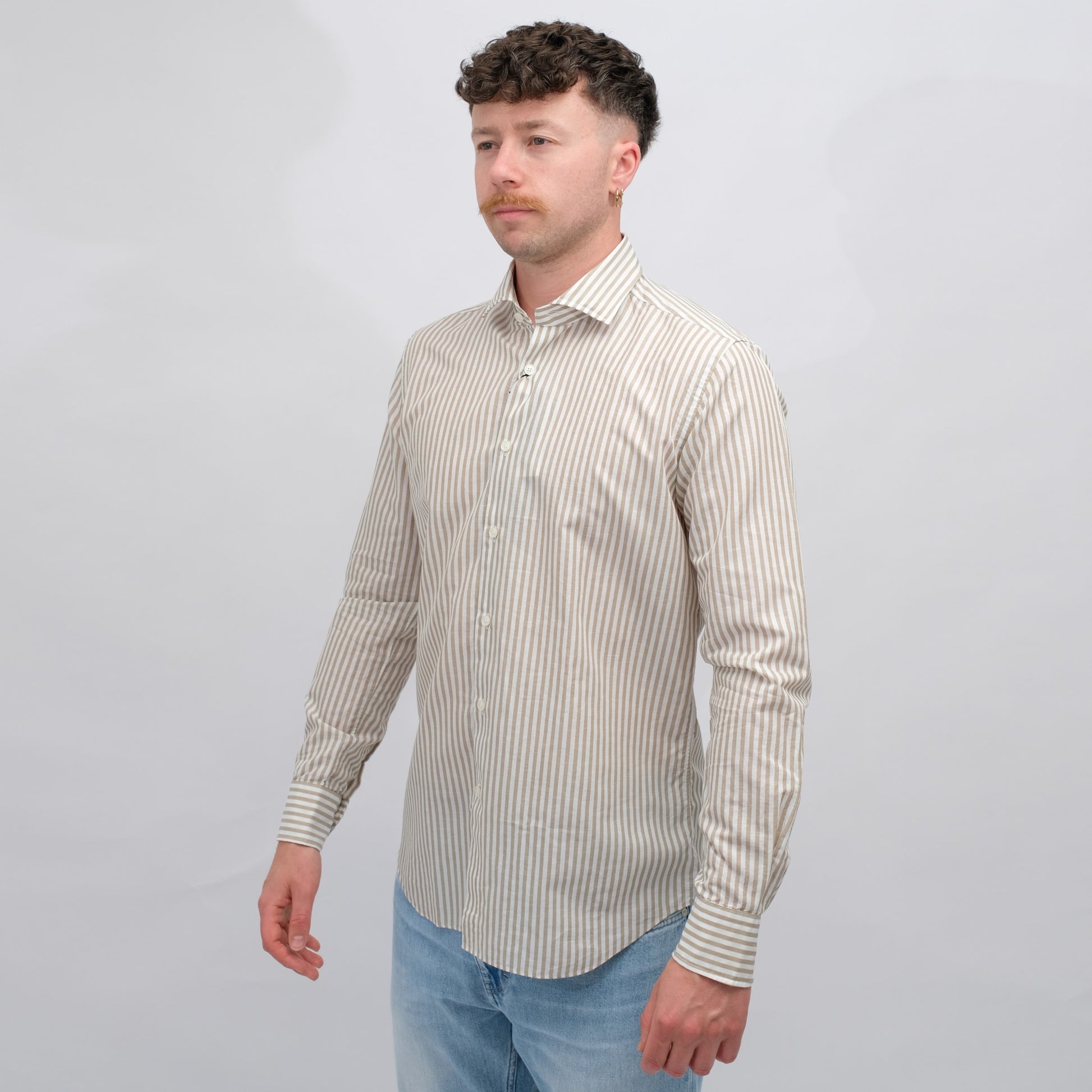 Cotton Linen Blend Regular Fit