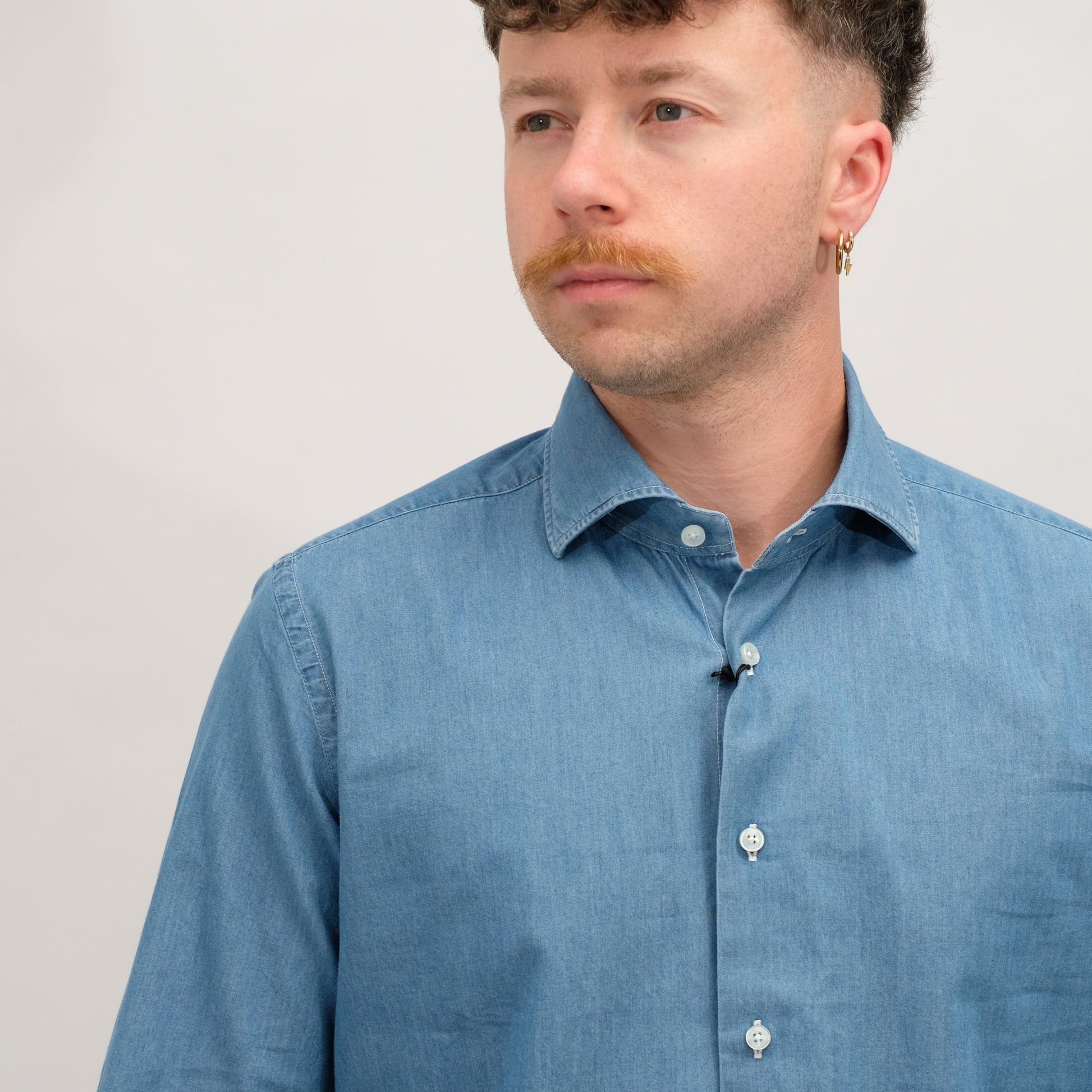 Denim Shirt Washed Jeans