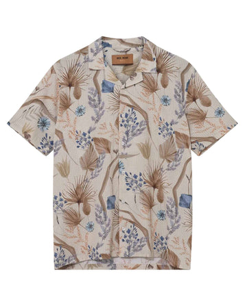 Short-sleeve shirt with floral pattern Mos Mosh