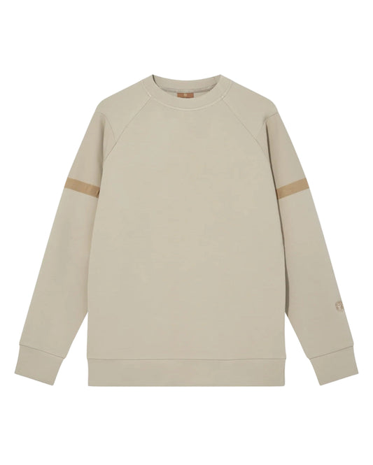 Beige sweatshirt with brown accents Mos Mosh