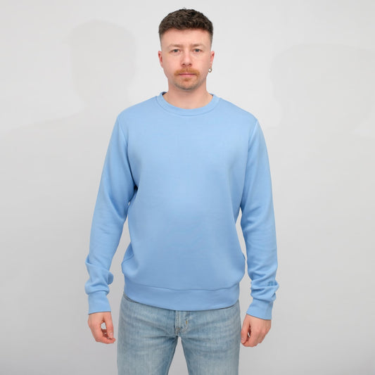 Clear Blue Abel Crew Neck Swea