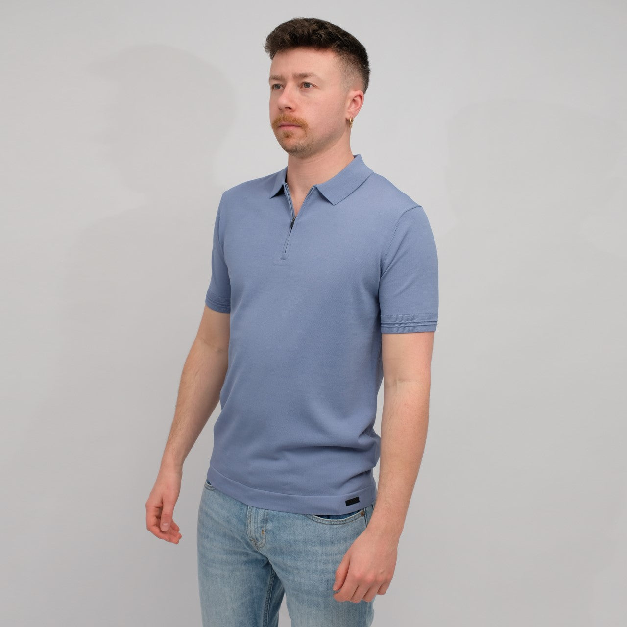 Cool Drynamic Zip Polo Light B