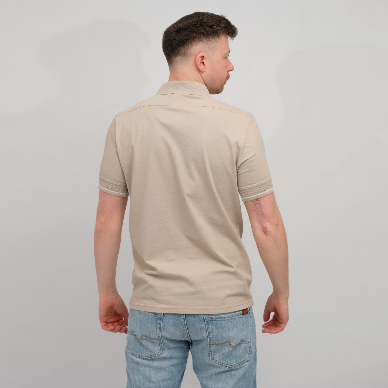 Jersey Polo Brown