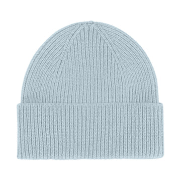 Merino Wool Beanie Polar Blue
