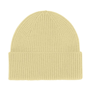 Merino Wool Beanie Soft Yellow