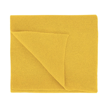 Merino Wool Scarf Lemon Yellow
