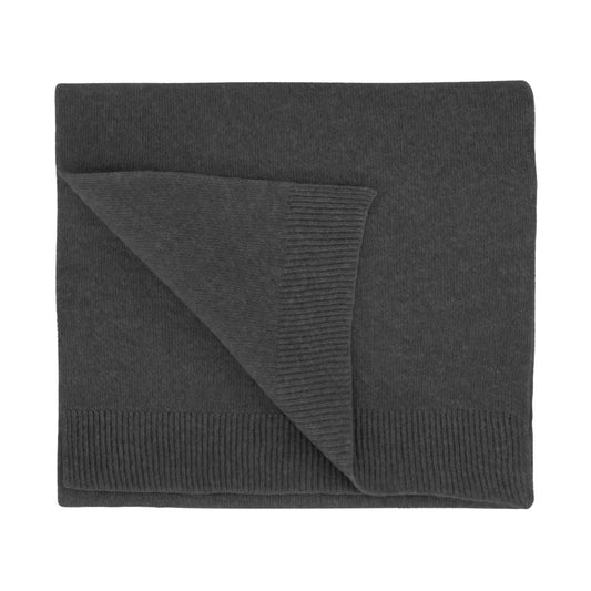 Merino Wool Scarf Lava Grey