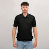 Knit S/S polo shirt Nero