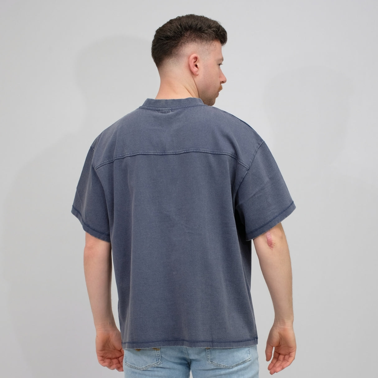 Staff Boxy T-shirt Dark Denim