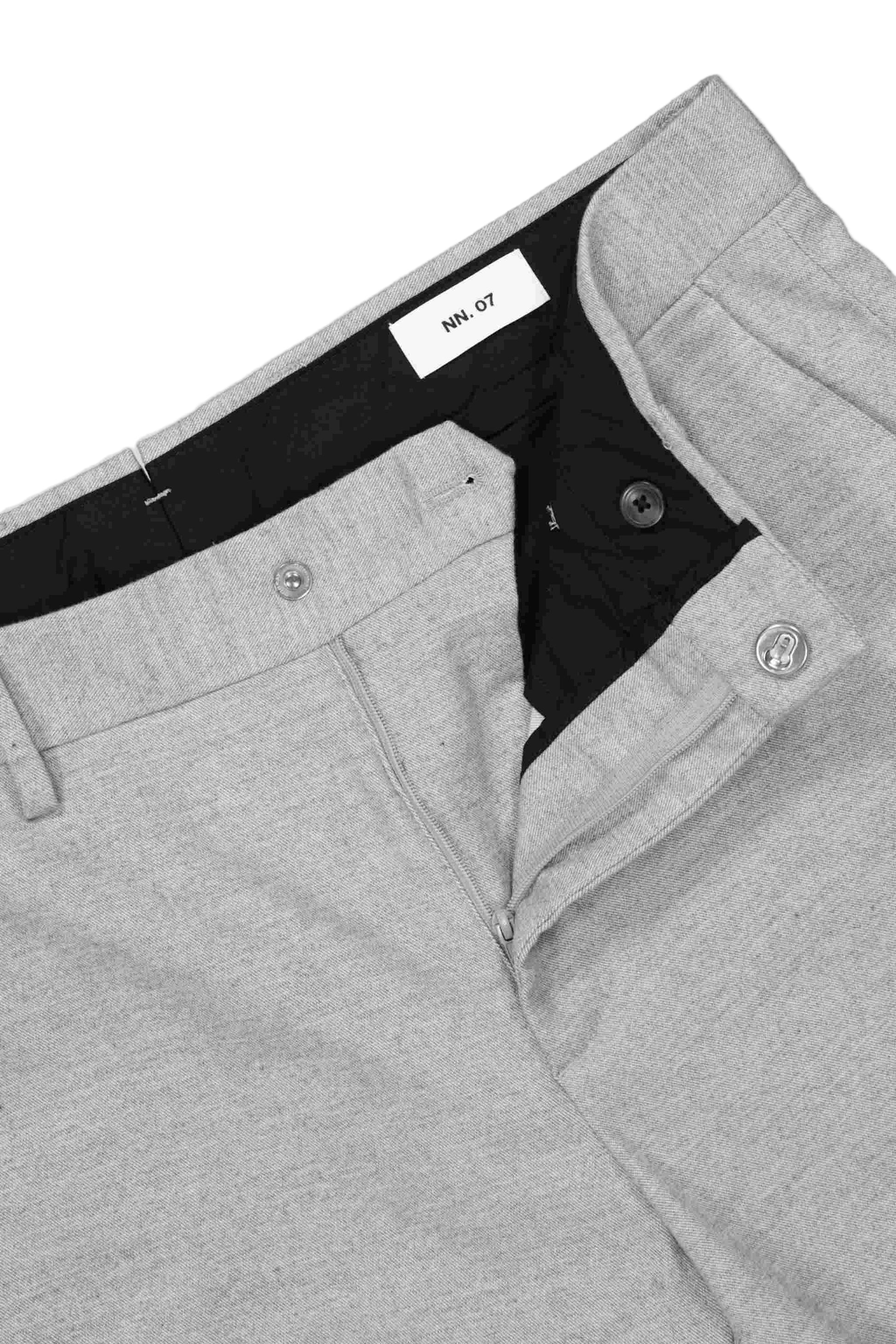Light Grey Melange Regular Fit
