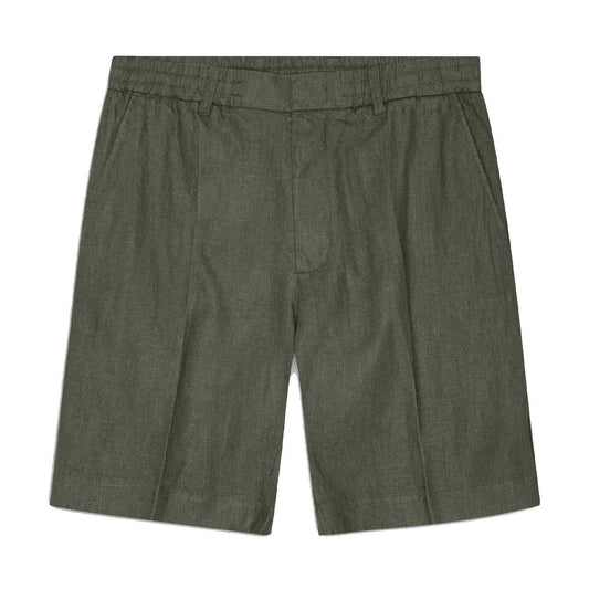 Billie Linen Shorts Croc Green