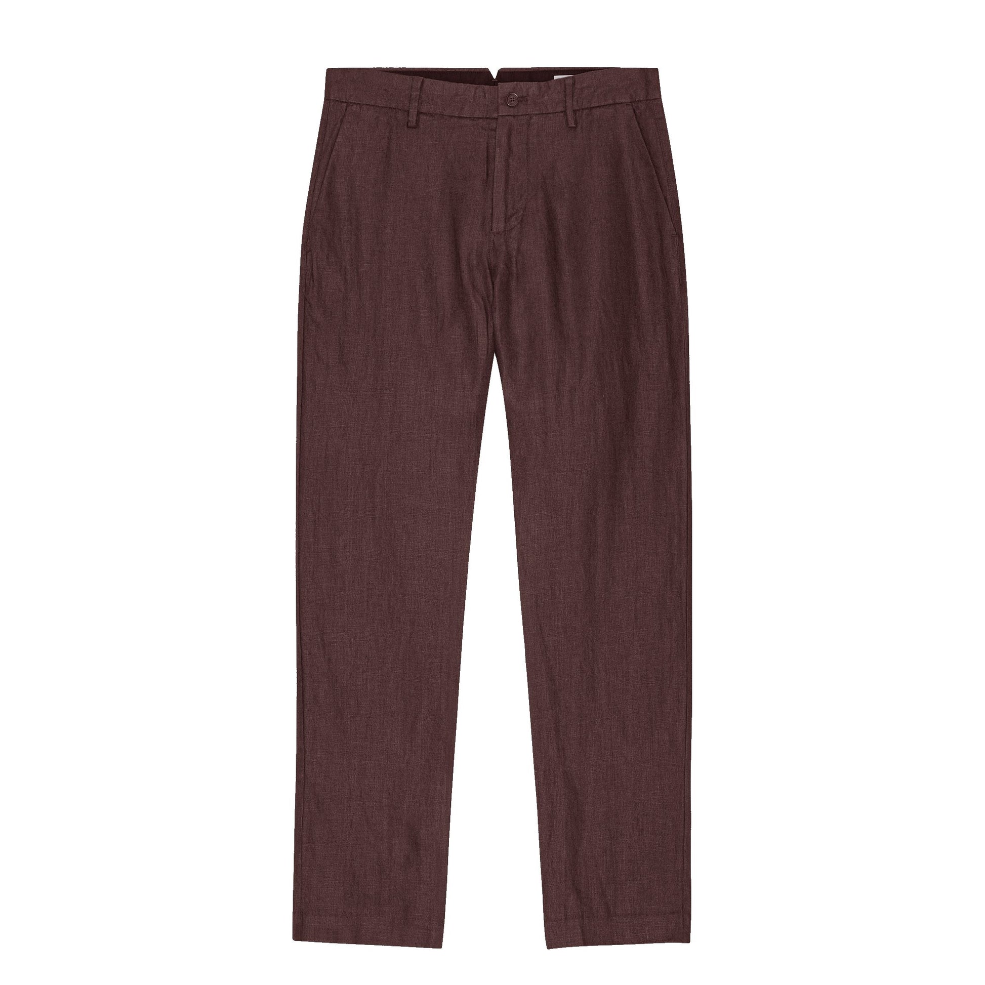 Theo Linen Trousers Coffee