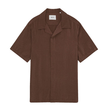 Hank Tencel SS Shirt Coffee