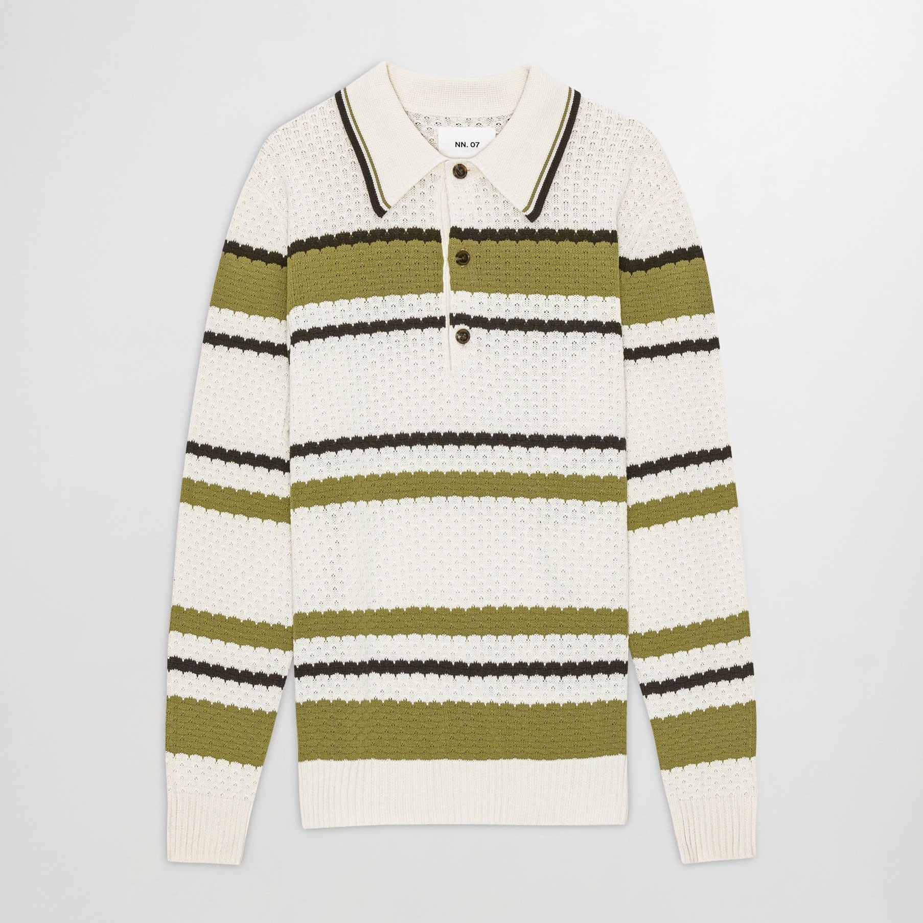 Alfie Knitted Cotton Polo Ivor