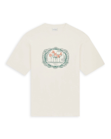 Off White Plateau Cotton Relaxed Fit T-shirt