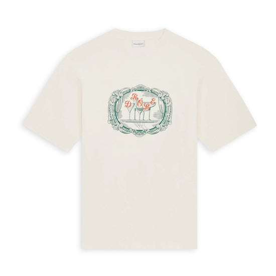 Off White Plateau Cotton Relaxed Fit T-shirt