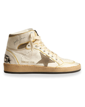 Sky Star Nappa White / Taupe