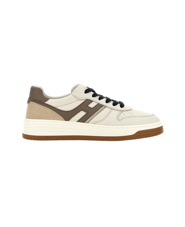 White Taupe H630 Allacciato Sneaker
