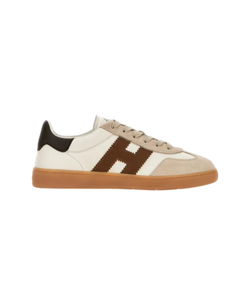 White Brown Cool Allaciato Sneaker