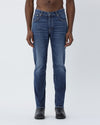 Stone Dark Blue Archer Relaxed Slim Fit Denim