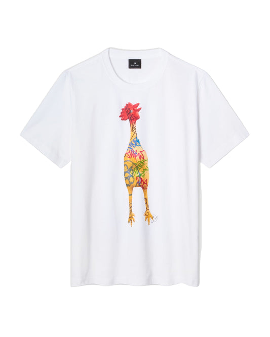 T-shirt Chicken White