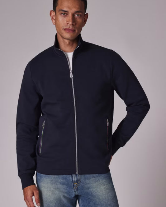 Zip Track Top Blue